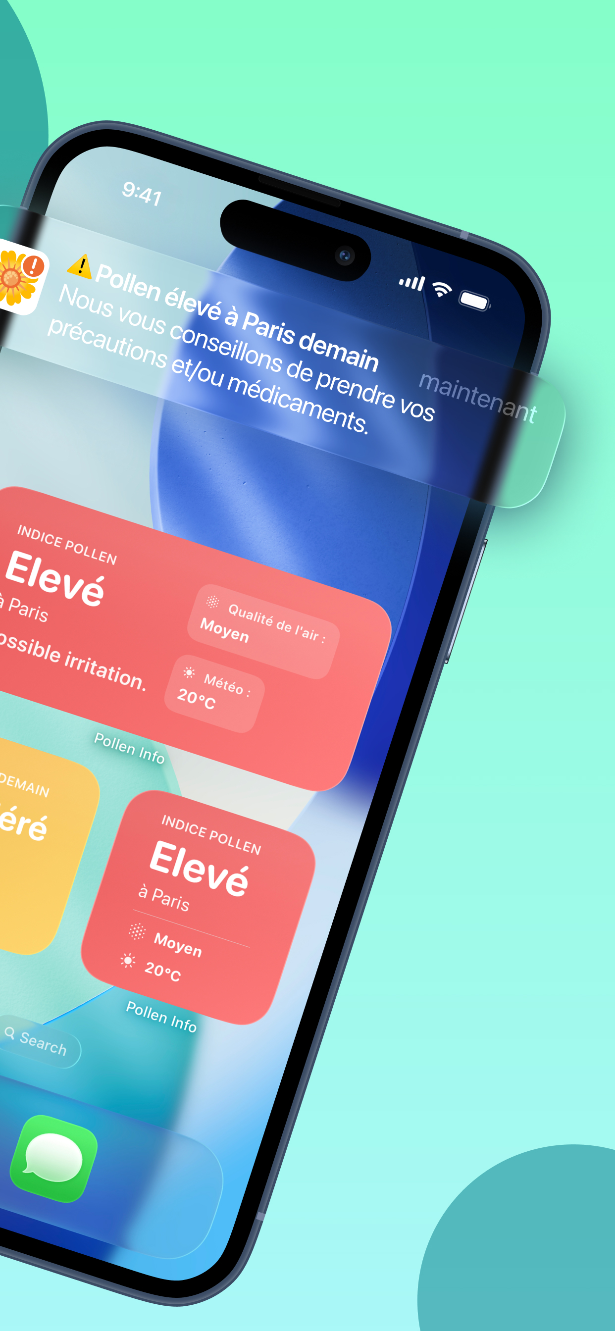 Widgets et notifications